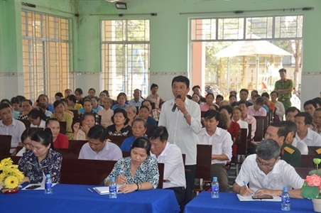 Tổ số 2, Đại biểu Quốc hội Thành phố Hồ Chí Minh tiếp xúc cử tri huyện Cần Giờ