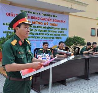 Cục Hậu cần thi đấu thể thao chào mừng Ngày giải phóng miền Nam