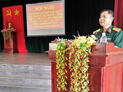 Huyện Đất Đỏ, tỉnh Bà Rịa – Vũng Tàu sơ kết 2 năm thực hiện quy chế công tác kế hoạch – tổng hợp