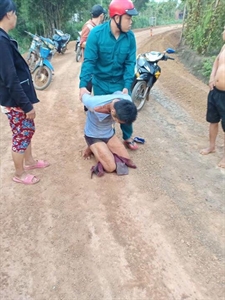 Dân quân Bình Phước bắt trộm