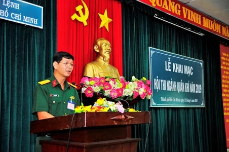 Bộ Tư lệnh Thành phố khai mạc Hội thi ngành Quân khí