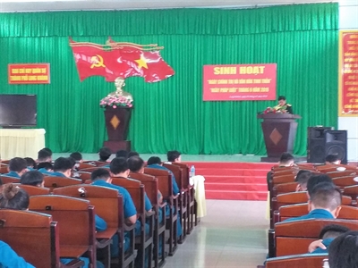 LLVT TP. Long Khánh sinh hoạt “Ngày Chính trị văn hóa tinh thần” và “Ngày Pháp luật”
