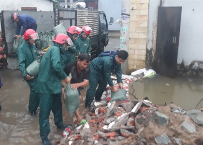 Dân quân phường Hiệp Bình Phước huấn luyện giỏi, dân vận hay