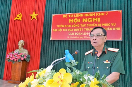 Hội nghị triển khai công tác chuẩn bị Đại hội thi đua Quyết thắng lực lượng vũ trang Quân khu giai đoạn 2014 -2019