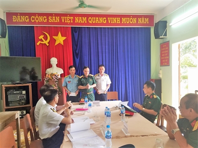 Cục Quân huấn, Bộ Tổng Tham mưu thăm, kiểm tra Trạm Ra đa 590
