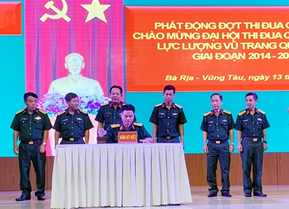 Bộ CHQS tỉnh Bà Rịa - Vũng Tàu: Phát động đợt thi đua cao điểm “30 ngày đêm hành động kiểu mẫu, thi đua giành 3 nhất”