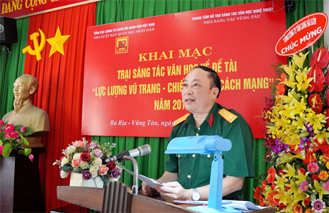 Khai mạc trại sáng tác về đề tài “LLVT và chiến tranh cách mạng”