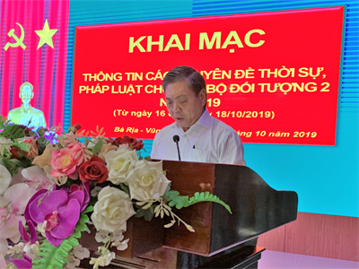 Tỉnh Bà Rịa - Vũng Tàu thông tin chuyên đề thời sự, pháp luật