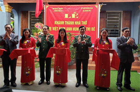 Khánh thành nhà thờ Mẹ Việt Nam anh hùng Đỗ Thị Bé