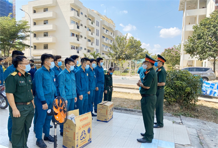 LLVT quận Bình Thạnh tham gia phòng, chống dịch Covid-19