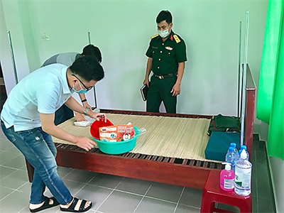 LLVT thị xã Bến Cát, tỉnh Bình Dương chung tay phòng, chống dịch bệnh