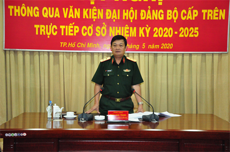 Thường vụ Đảng ủy Quân khu 7 thông qua văn kiện Đại hội Đảng bộ Cục Kỹ thuật