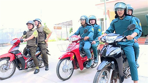 LLVT huyện Dầu Tiếng (Bình Dương): Nhiều hoạt động thi đua chào mừng Đại hội Đảng các cấp