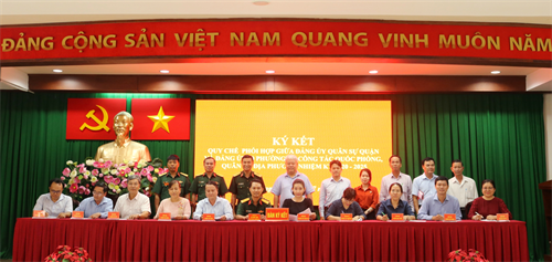 LLVT Quận 7 phối hợp thực hiện tốt nhiệm vụ quốc phòng, quân sự địa phương