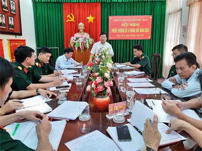 Đảng ủy Quân sự huyện Nhơn Trạch triển khai nghị quyết lãnh đạo 6 tháng cuối năm 2020