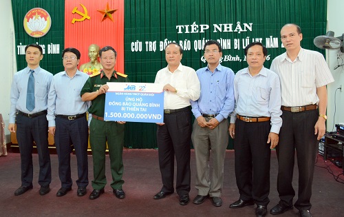 Hàng tỷ đồng của MB hỗ trợ đã về tới đồng bào miền Trung