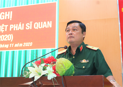 Quân khu 7 sơ kết công tác Biệt phái sĩ quan năm 2018-2020