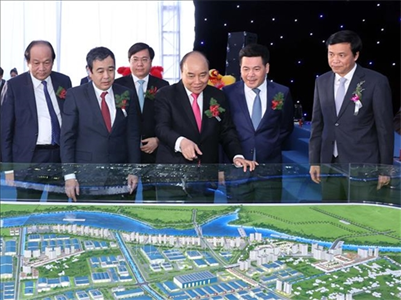 Thủ tướng Nguyễn Xuân Phúc dự lễ động thổ dự án trọng điểm tại Khu kinh tế Thái Bình