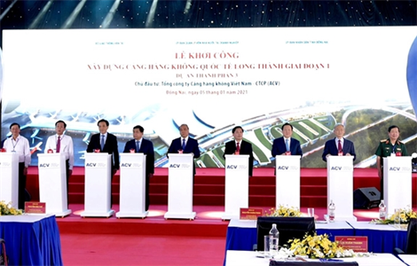 Thủ tướng Nguyễn Xuân Phúc phát lệnh khởi công Cảng hàng không quốc tế Long Thành