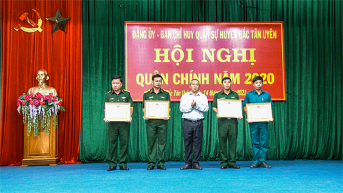 Ban Chỉ huy Quân sự huyện Bắc Tân Uyên hội nghị Quân chính năm 2020
