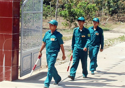 Xuân về trên cụm dân cư liền kề biên giới