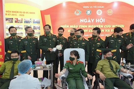 Phát động “Phong trào hiến máu tình nguyện trong tuổi trẻ Quân đội năm 2021”