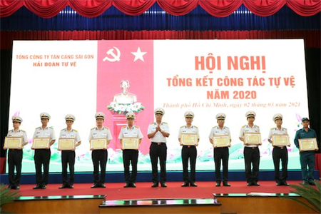 Nâng cao chất lượng huấn luyện của Hải đoàn tự vệ Tổng công ty Tân Cảng Sài Gòn