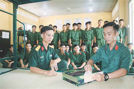 Để chiến sĩ mới yên tâm, gắn bó đơn vị ngay từ ngày đầu