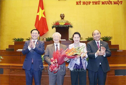 Quốc hội đồng ý miễn nhiệm chức vụ Chủ tịch nước đối với đồng chí Nguyễn Phú Trọng