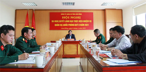 Đảng ủy Quân sự tỉnh Lâm Đồng ra nghị quyết lãnh đạo thực hiện nhiệm vụ quý II