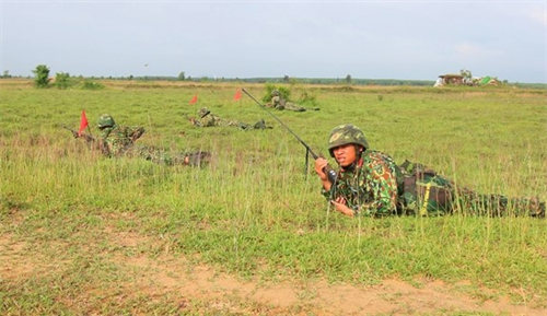 Trung đoàn Gia Định, Bộ Tư lệnh TP Hồ Chí Minh diễn tập chiến thuật bắn đạn thật cấp trung đội