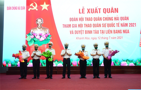 Đoàn Hải quân nhân dân Việt Nam xuất quân tham gia Army Games 2021