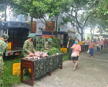 “Chuyến xe lưu động, gian hàng 0 đồng” giúp Nhân dân trong đại dịch