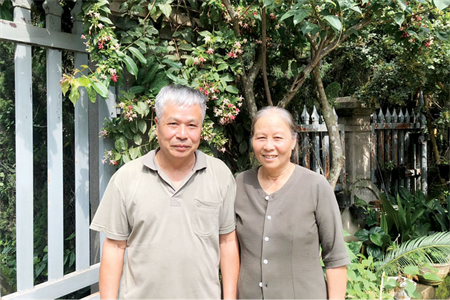 Vợ chồng thương binh trên đất Nam Ban
