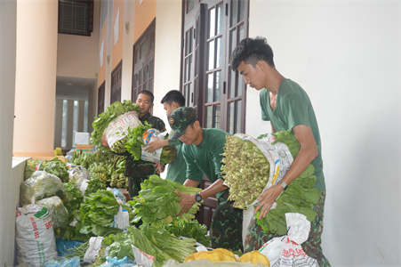 LLVT huyện Phú Riềng, tỉnh Bình Phước trên tuyến đầu chống dịch