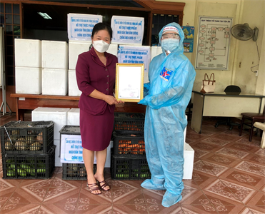 Chuyến xe “Nghĩa tình biển khơi” hỗ trợ thực phẩm tỉnh Bình Dương