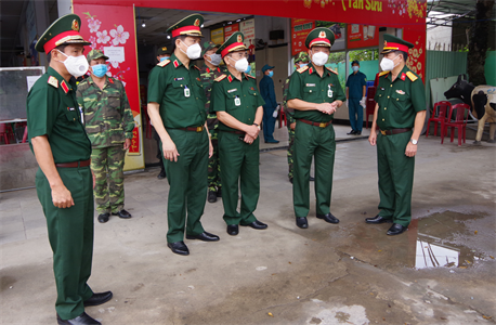 Bộ Quốc phòng kiểm tra công tác phòng, chống dịch tại Bình Thuận