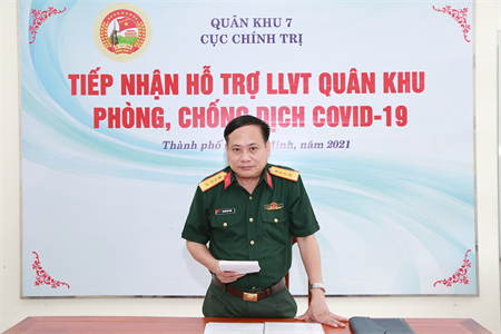 Cục Chính trị Quân khu 7 triển khai công tác chuẩn bị tôn vinh các tập thể, cá nhân trong phòng chống dịch