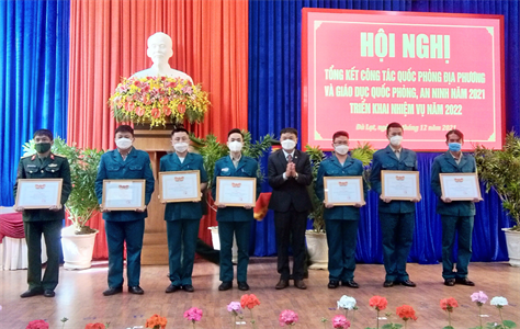 Thành phố Đà Lạt tổng kết công tác quốc phòng địa phương năm 2021
