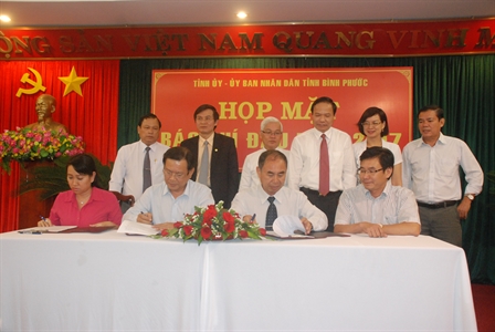 Tỉnh Bình Phước: Họp mặt báo chí đầu năm 2017