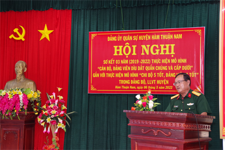 Huyện Hàm Thuận Nam nhiều giải pháp trong công tác xây dựng Đảng
