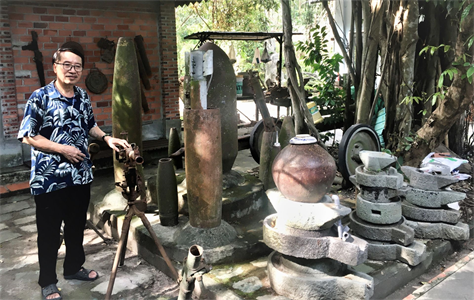 Người lưu giữ hơn 800 kỷ vật chiến tranh