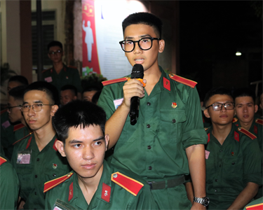 Thanh niên Trường Sĩ quan Kỹ thuật Quân sự: Phát huy phẩm chất “Bộ đội Cụ Hồ”