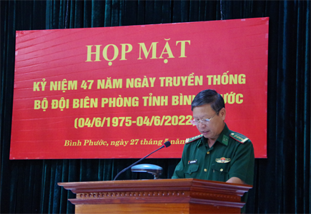 Họp mặt kỷ niệm 47 năm Ngày truyền thống Bộ đội Biên phòng tỉnh Bình Phước