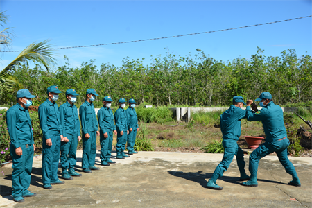 LLVT huyện Châu Thành hoàn thành tốt nhiệm vụ quân sự, quốc phòng 6 tháng đầu năm 2022