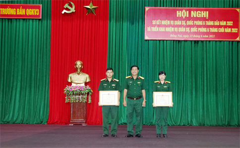 Đảng ủy Trường bắn QGKV3 lãnh đạo hoàn thành tốt nhiệm vụ 6 tháng đầu năm 2022