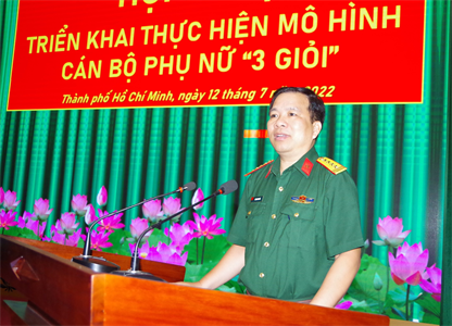 Hội Phụ nữ Bộ Tư lệnh TPHCM triển khai Mô hình cán bộ phụ nữ ''Ba giỏi''