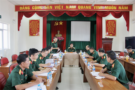 Bộ Tư lệnh Quân khu 7 kiểm tra công tác chuẩn bị diễn tập tại Ban CHQS quận Bình Thạnh
