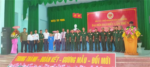 Đại hội Hội cựu chiến binh huyện Tuy Phong lần thứ VII, nhiệm kỳ 2022-2027