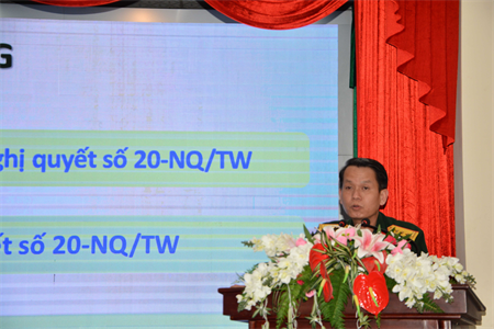 Đảng ủy Quân sự tỉnh Tây Ninh quán triệt, học tập Nghị quyết Trung ương 5, khóa XIII